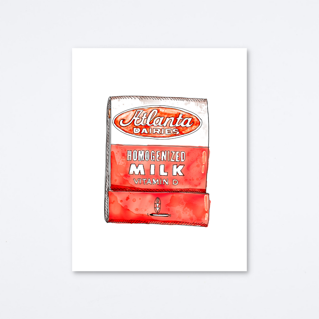 Atlanta Dairies Art Print