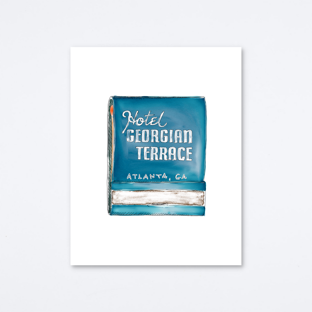 Georgia Terrace Hotel Art Print